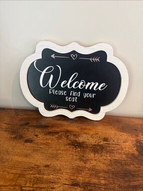 Hobby Lobby Brown Wood-Look Chalkboard Backing